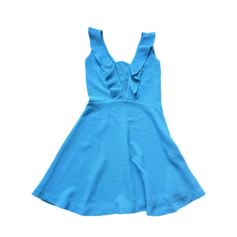 Sandro Paris Helen Ruffled Mini Dress - Size 1